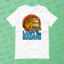 Load image into Gallery viewer, Lost in the Sauce Cat Tee Shirt | B+C
