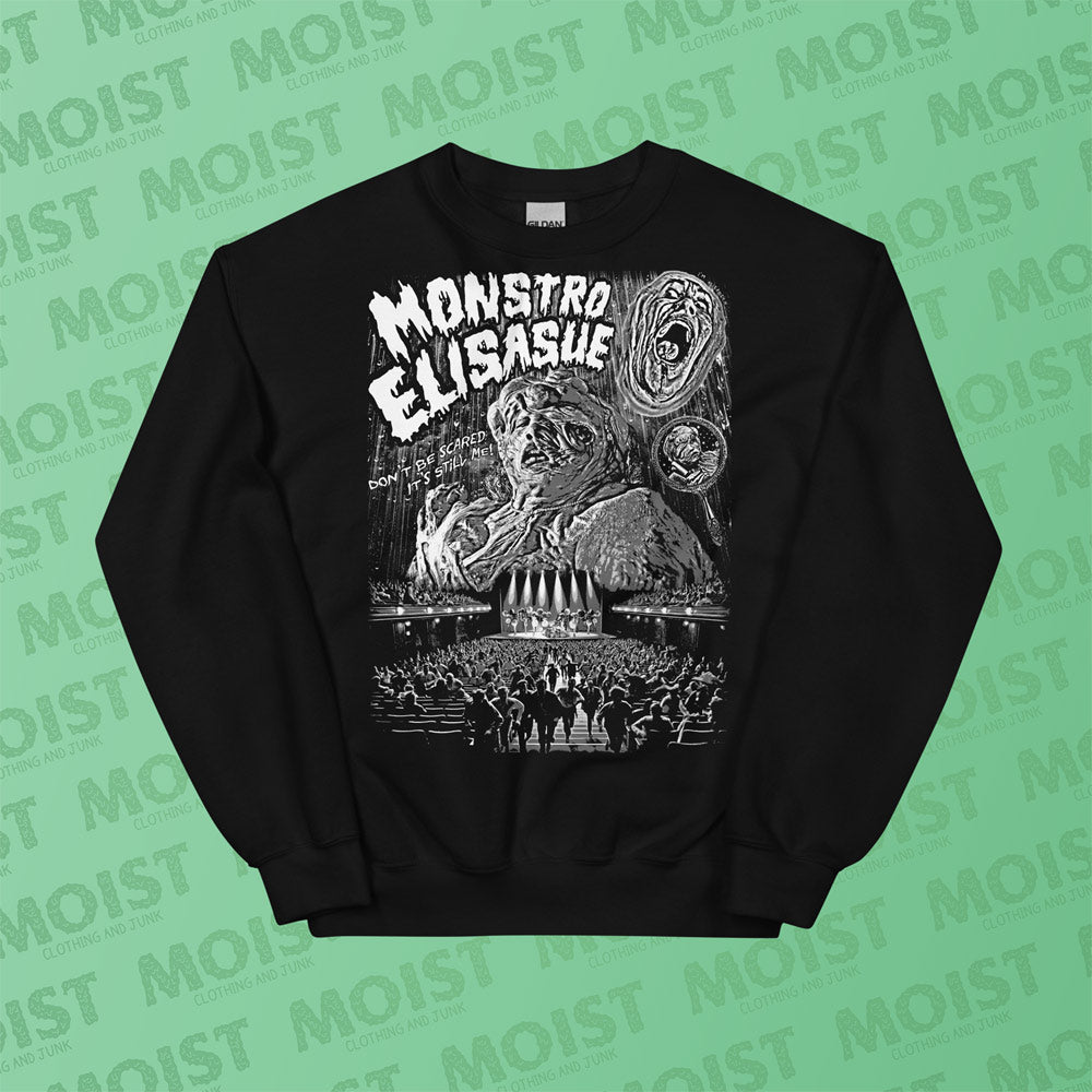 MONSTRO ELISASUE - Black and White - The Substance Movie Sweatshirt | Gildan